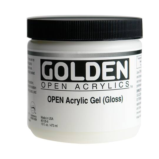 Golden&#xAE; OPEN Acrylic Gel Medium, Gloss